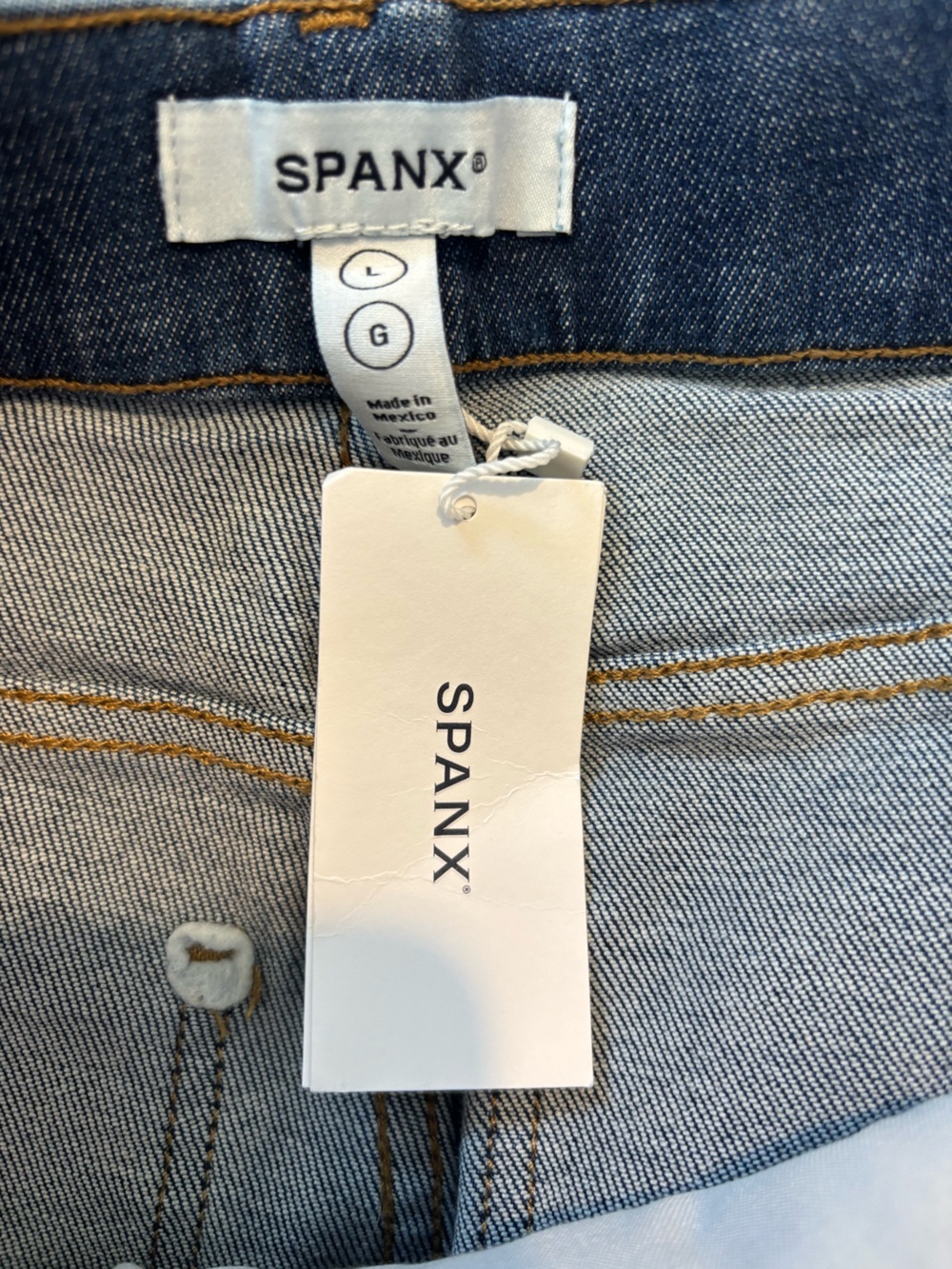 Spanx 2.0 SPANXshape Stretch
Pull On Wide Leg Jeans Size Large NWT - Picture 4 of 7
